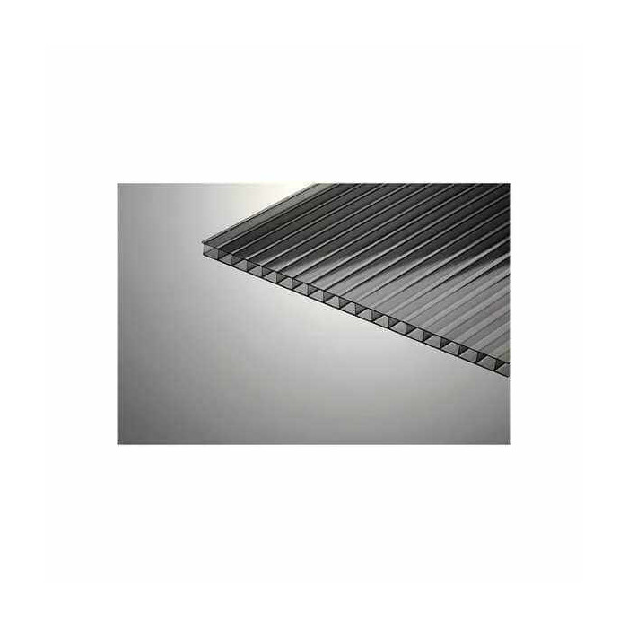 Сотовый поликарбонат 10 мм КОЛИБРИ серый 2100х12000 мм